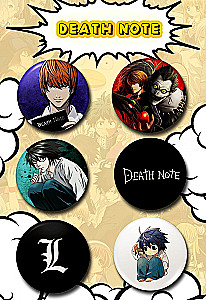 Ženklių rinkinys - Anime: Death Note