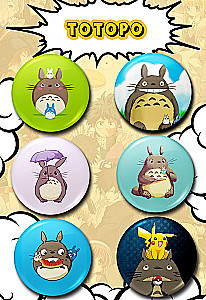 Ženkliukų rinkinys - Anime: Mano kaimynas Totoro