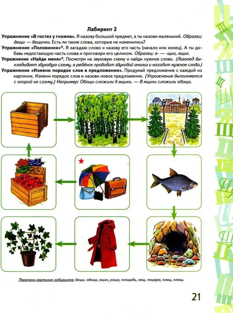 Garso Č, Š automatizavimas žaidimų pratybose