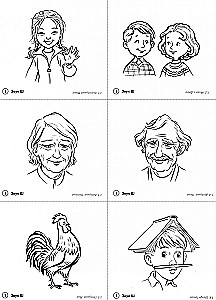 Sammeln von Sätzen. Die Laute Sch, Sch, Ts, Schtsch. Bildkarten zur Automatisierung der Laute