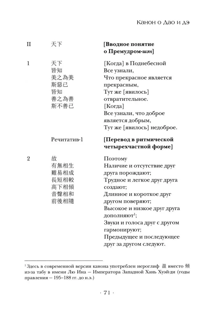 Tao te ching. Kanonas apie Tao ir de