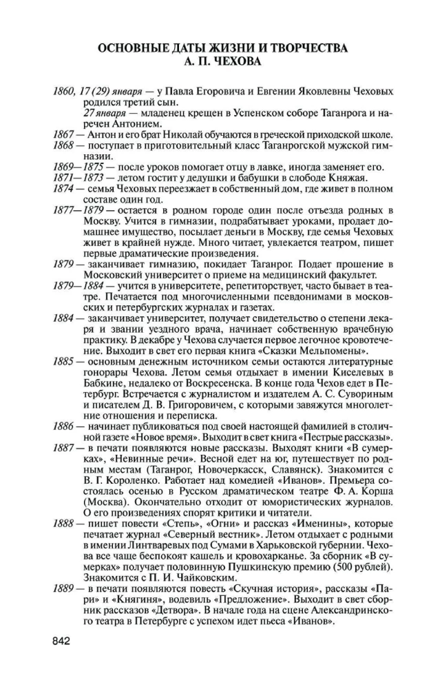 Čechovas. Gyvenimas