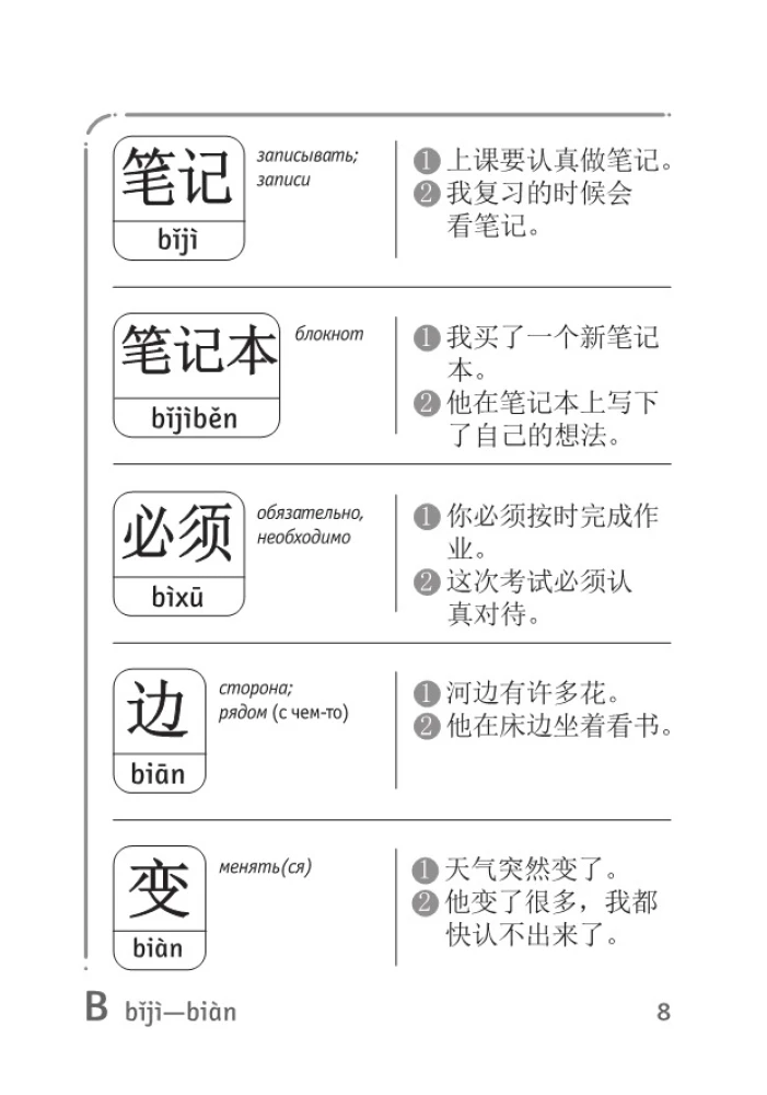 Словарь для подготовки к HSK. Уровень 2