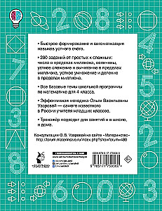 Matemaatilised diktaadid. Suuline arvutamine. 4. klass