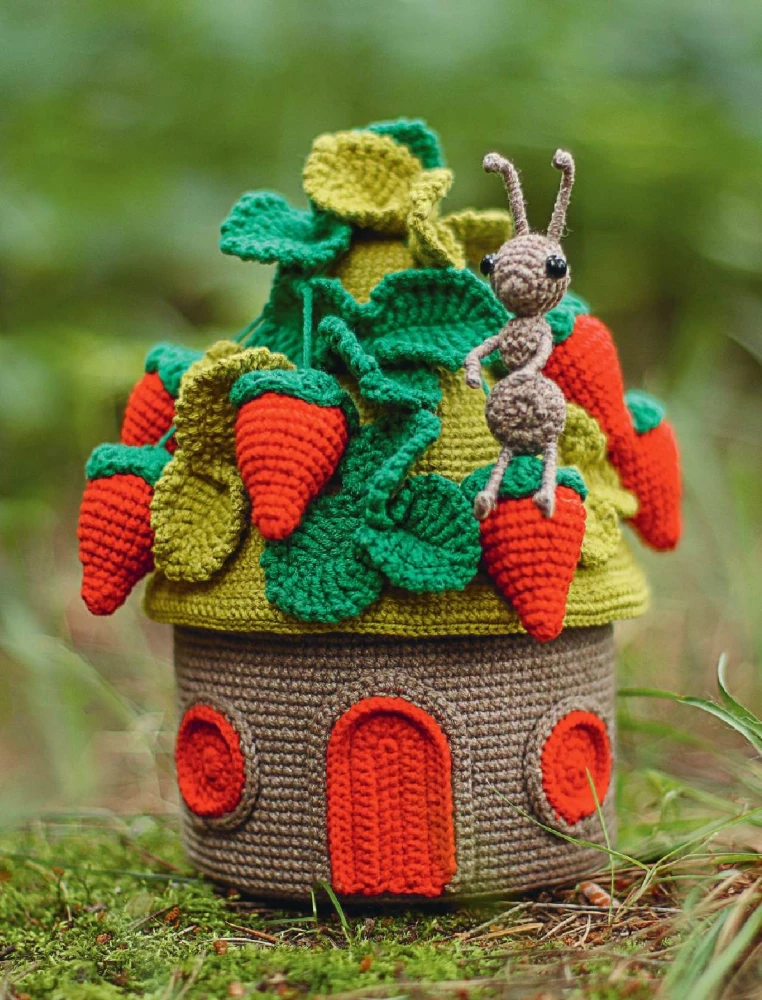 Magical Crochet Houses. Exclusive Toys for Children and Adults. Amigurumi Project