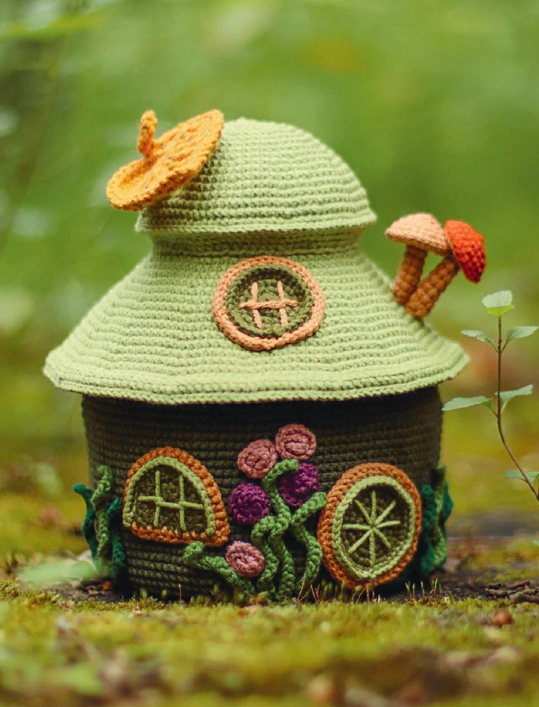 Magical Crochet Houses. Exclusive Toys for Children and Adults. Amigurumi Project