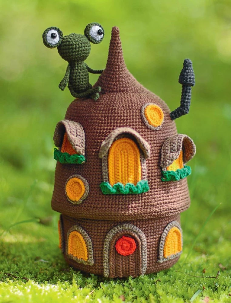 Magical Crochet Houses. Exclusive Toys for Children and Adults. Amigurumi Project