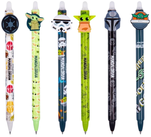 Eraser Pen - Star Wars: Mandalorian, 0.5mm (blue)