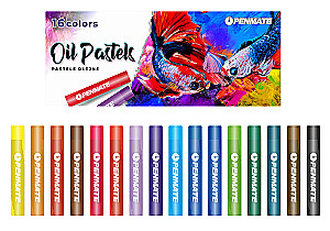 Oil Pastel Crayons 16 colors PENMATE
