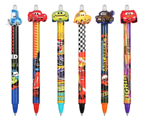 Eraser Pen - Cars, 0.5mm (blue)