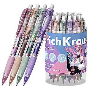 Mechanical Pencil-Eraser - Butterfly Manga, 0.7mm, HB