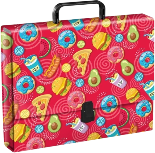 A4 Folder Briefcase - Food
