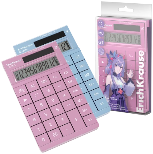 Desktop Calculator 12 Digits - Manga (Assorted)