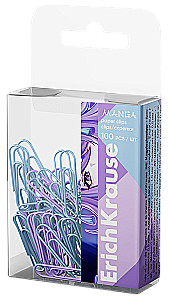 Metal paper clips with vinyl coating: Manga, 28mm (assorted)