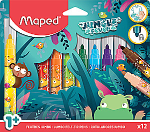 Markers - Jungle Fever Jumbo (12 colors)