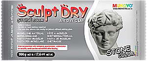 Modelliermasse 500g, Mungyo Sculpt Dry (grau)
