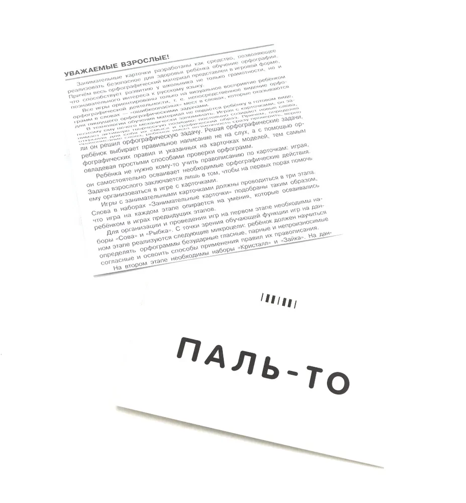 Russische Sprache (6 Kartensets + methodische Empfehlungen)