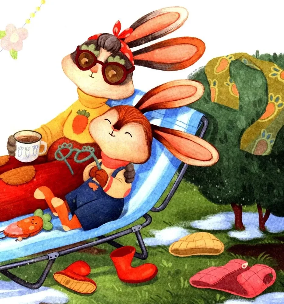 Häschen und der wunderbare Frühling