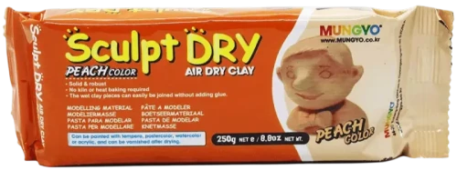 Modeling Mass 250g, Mungyo Sculpt Dry (peach)