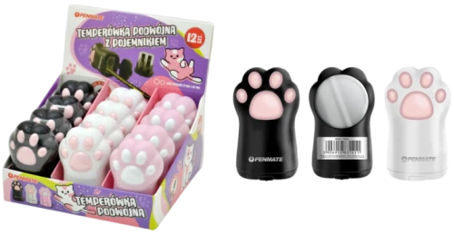Temperówka z pojemnikiem - Cat's Paw