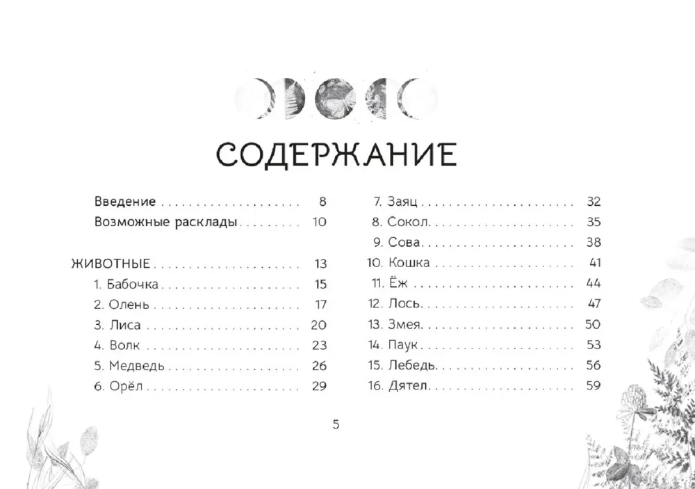 Oracle Messages from the Spirits of the Forest (brochure)