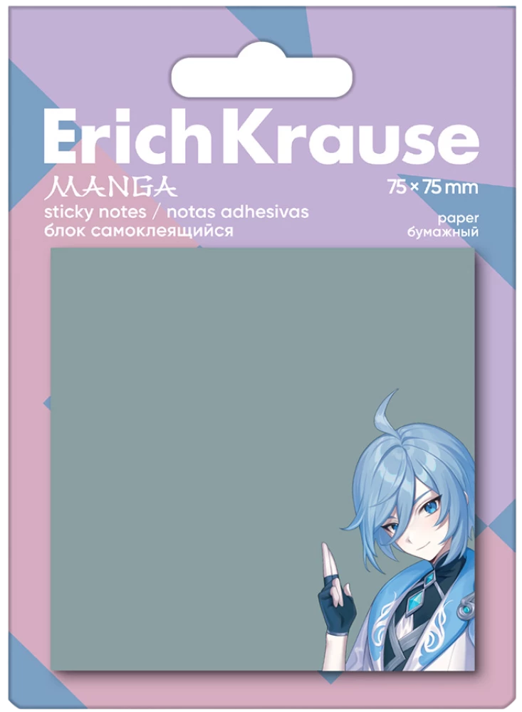 Self-adhesive paper pad: Manga (50 sheets)