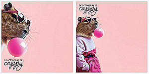 Self-adhesive paper block: CapyBarbara (50 sheets)