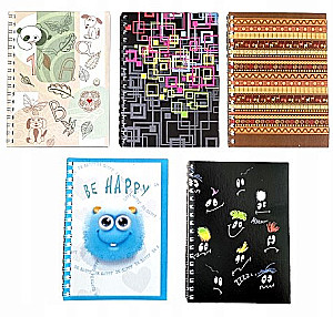 A6 Notepad 64 pages, assorted