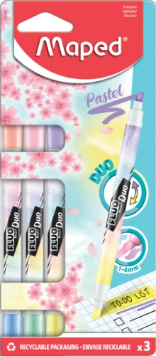 Pastel Duo Markers (3 pcs)