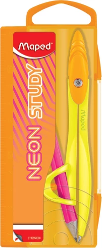 Compass with pencil - Neon