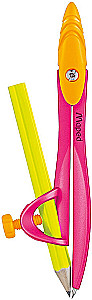Zirkel mit Bleistift - Neon