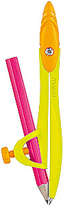 Zirkel mit Bleistift - Neon