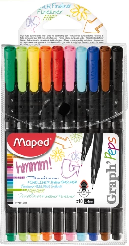 Capillary pens - Graph Peps (10 colors)