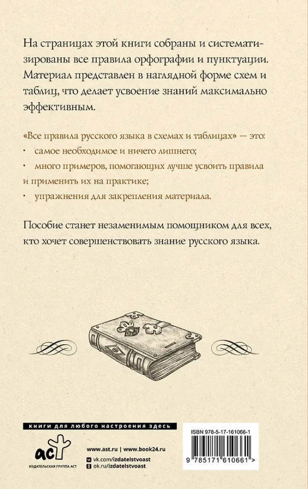 All the Rules of the Russian Language in Diagrams and Tables