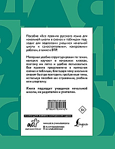 All the Rules of the Russian Language for Primary School in Schemes and Tables