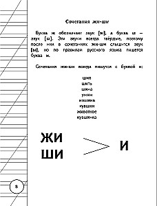 All the Rules of the Russian Language for Primary School in Schemes and Tables