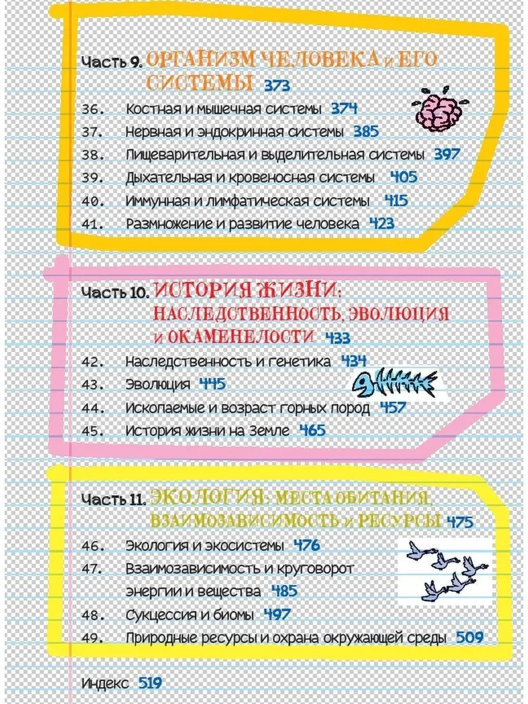 Viss, kas nepieciešams, lai saprastu fiziku, ķīmiju un bioloģiju vienā biezā konspektā
