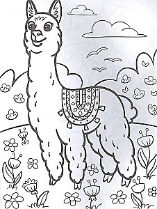 Flauschige Tiere. Malbuch