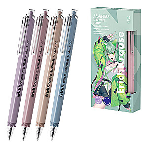 ErichKrause Essential Matic Manga Automatic Ballpoint Pen 0.7, Super Glide Technology, ink color blue, assorted