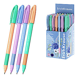 Kugelschreiber ErichKrause U-109 Stick&Grip Pastel Bloom 1.0, Ultra Glide Technology, tintenfarbe blau, im assortierten Sortiment
