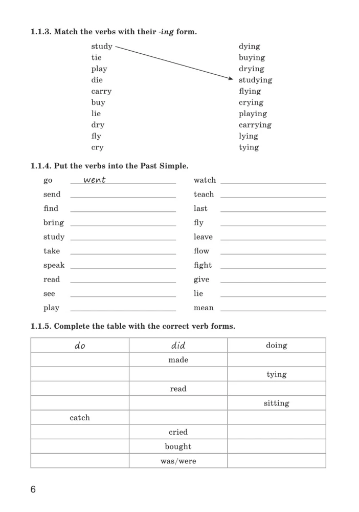 English Language. Grammar. Grade 7. Trainer