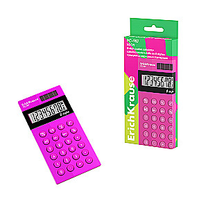 Taschenrechner 8-stellig ErichKrause PC-987 Neon, pink