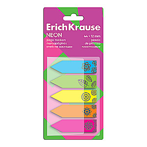 ErichKrause Neon Sticky Notes, 44x12 mm, 100 sheets, 5 colors