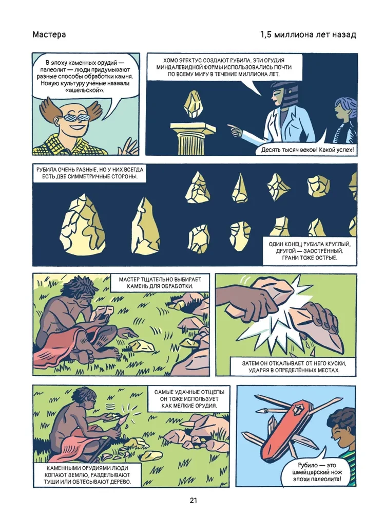 Ewolucja człowieka w komiksach