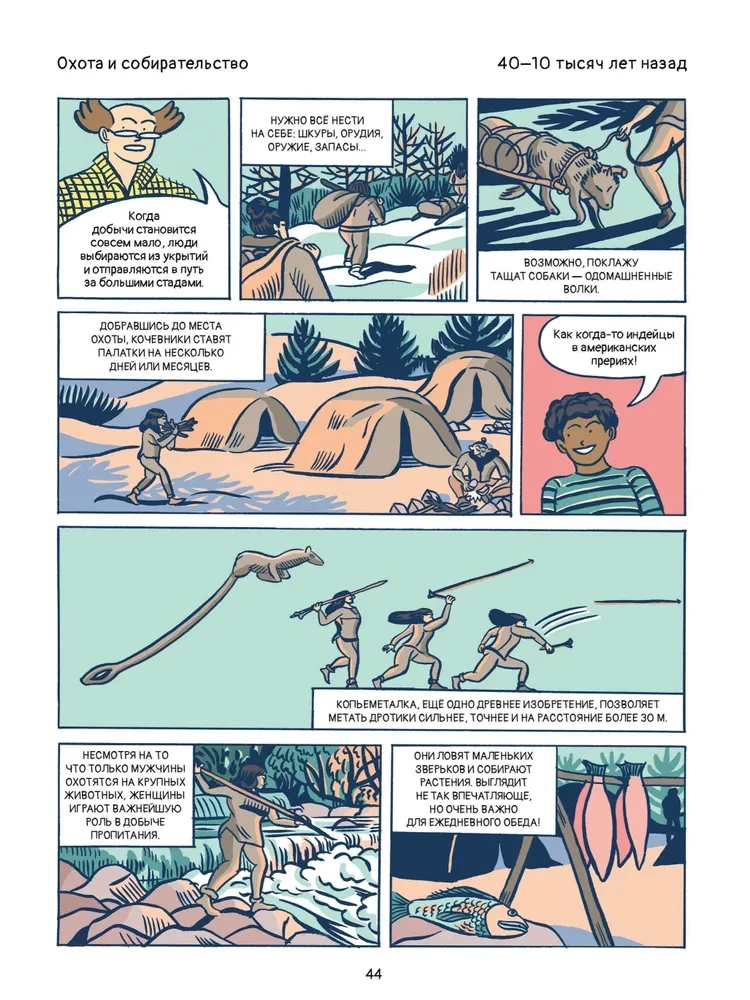 Ewolucja człowieka w komiksach