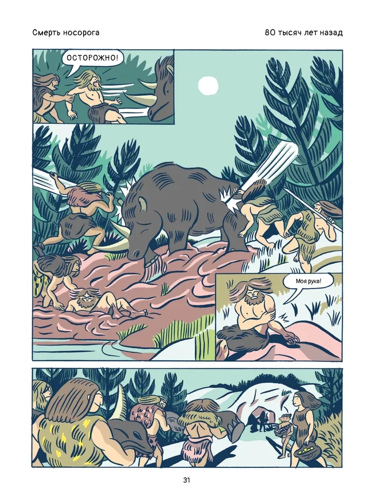 Ewolucja człowieka w komiksach
