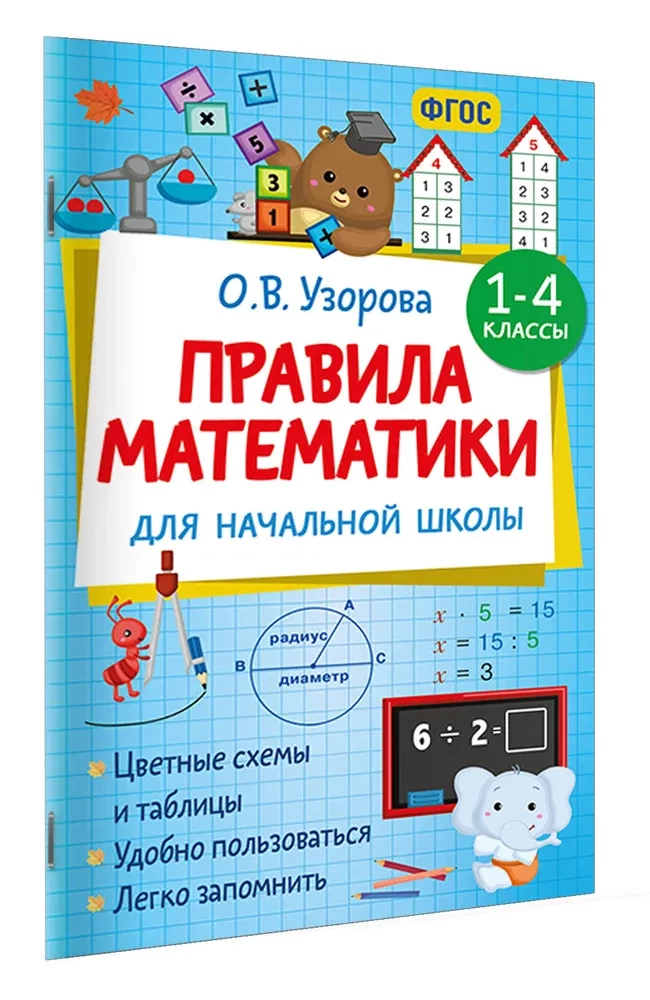 Rules of Mathematics for Primary School. Grades 1-4