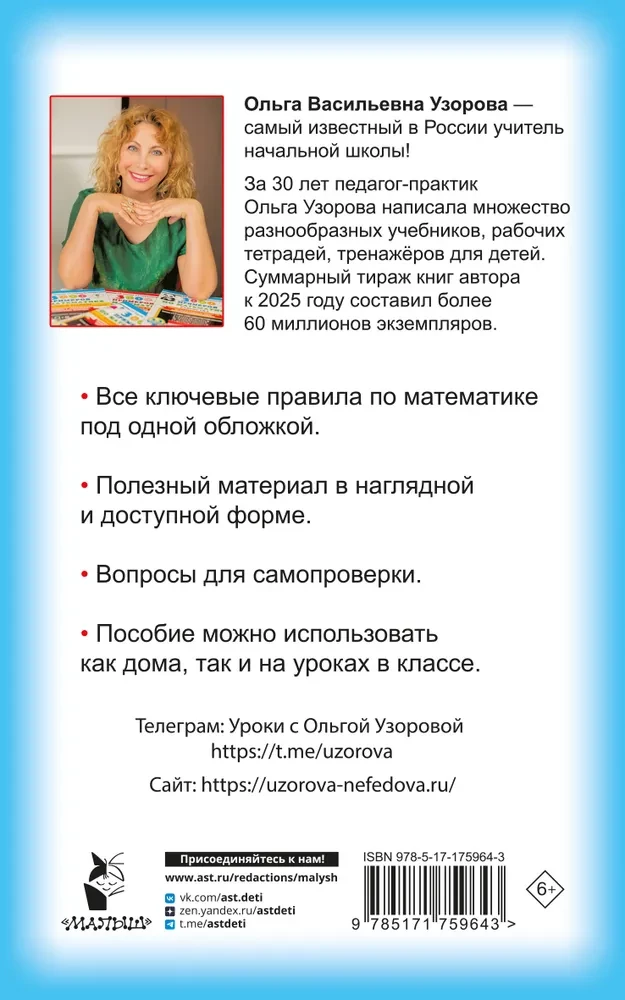 Rules of Mathematics for Primary School. Grades 1-4
