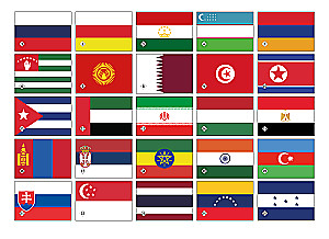 Board game - Memo. Flags 2