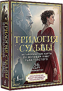 Трилогия судьбы. Метафорические карты по мотивам книг Льва Толстого (56 карт)